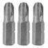 GRAPHITE bitovi PZ3 x 25 mm, 1/4", 56T535, 3 kom.